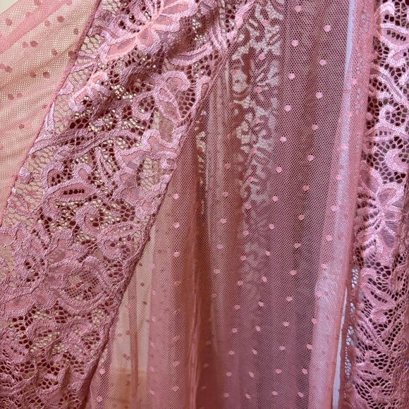 Intimately Free People A Day Out Mesh Lace Maxi Skirt Large Boho Romantic Sexy - Picture 6 of 10